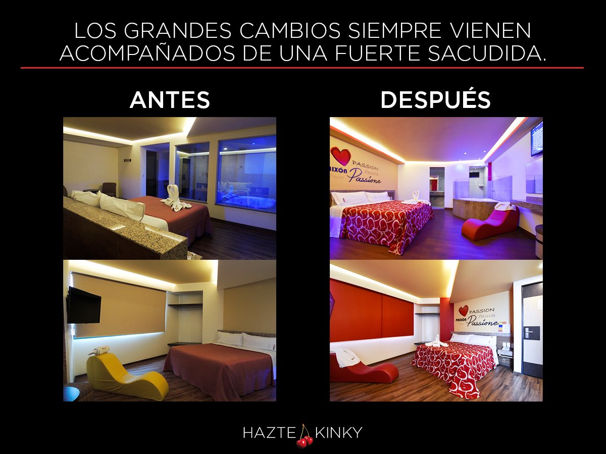 Hoteles Kinky on X: Si tienes mucho tiempo sin visitar el Love Hotel Hot  Insurgentes ¡debes ir! Hicieron una gran remodelación que incita a hacer el  amor con mucha pasión ❤ 👉