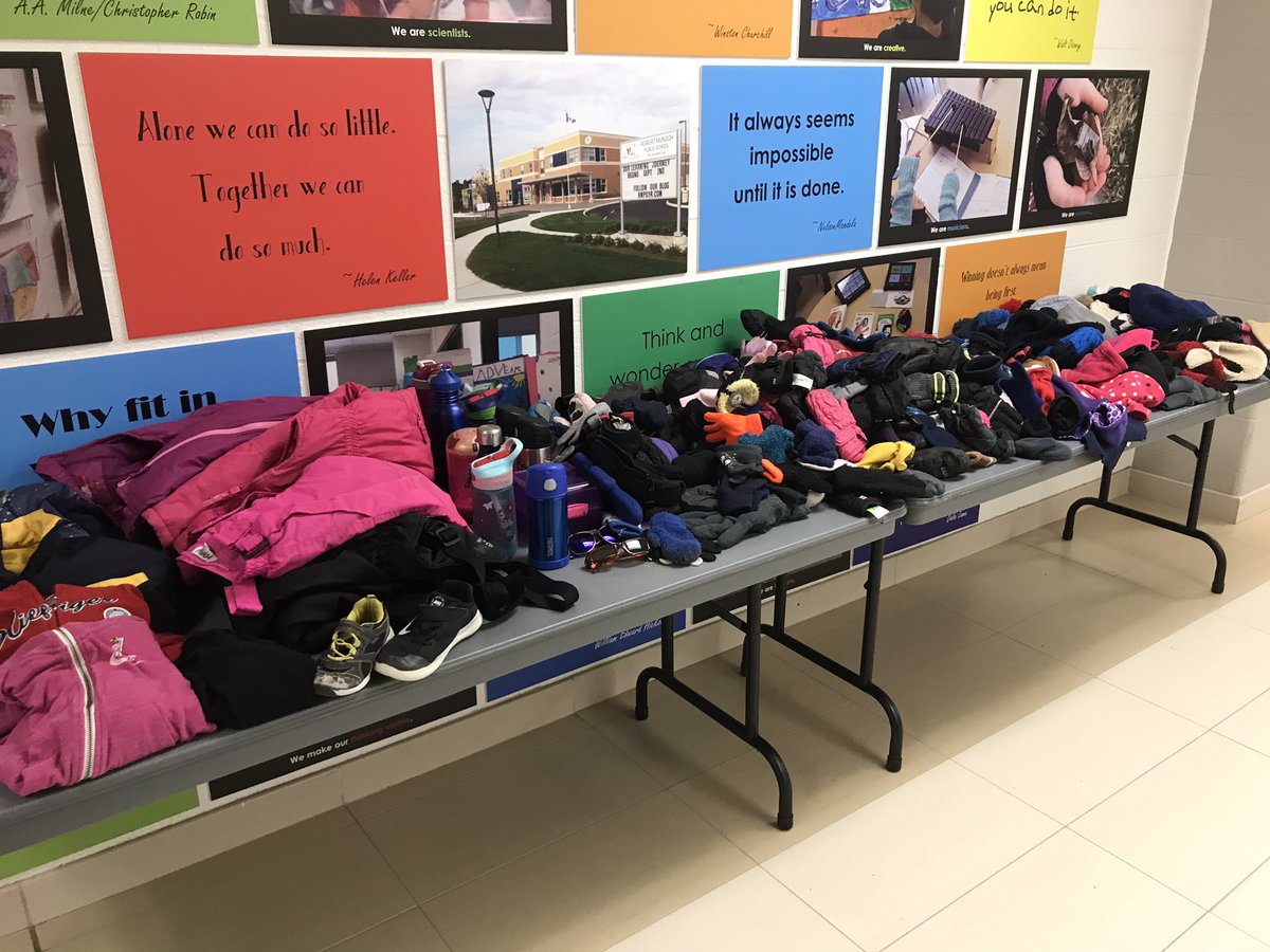 rmpsyr's tweet photo. Lost and found items are now on display for everyone to reclaim. https://t.co/dHhK4Jpz1y