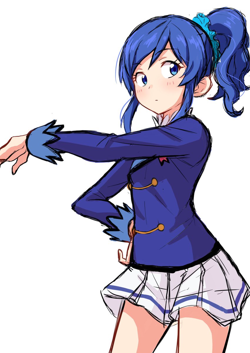 霧矢あおい 「練習らくがきりや
#aikatsu 」|チバサのイラスト