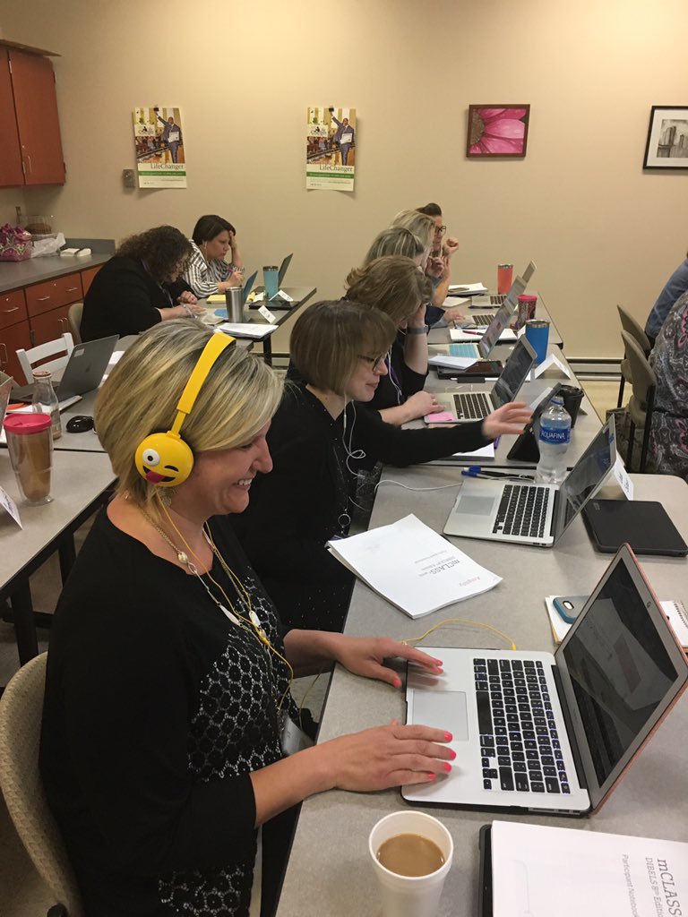 It may be the end of the year- but our teachers are always learning new strategies for teaching! #learningneverends #bestheadphones 😜