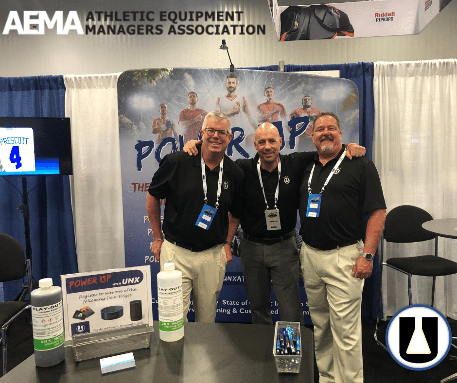 UNXinc's tweet photo. UNX is ready to roll at #AEMAINDY19! Visit us at booths 312 &amp; 314 - can't wait to see everyone! #ThisIsUNX #UNXclean #SpecTakClean #ClayOut #TheBrick #SpecTak #UNXExtremeClean #PowerUp #UNXathletics @AEMA_74 https://t.co/QO5vgC7Zqn