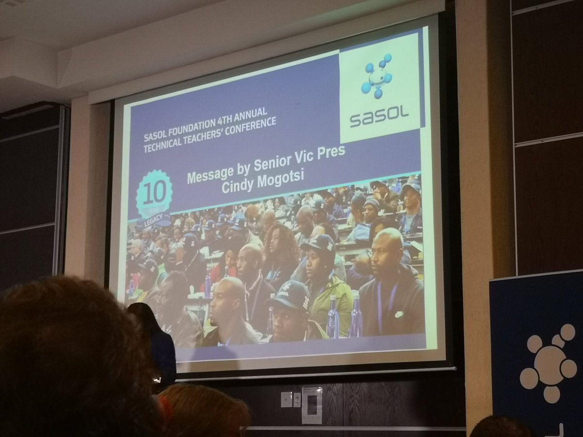M_Bates12's tweet photo. SASOL FOUNDATION 4th  ANNUAL TECHNICAL TEACHERS CONFERENCE. #sasolfoundation https://t.co/w7ahQy4S1H