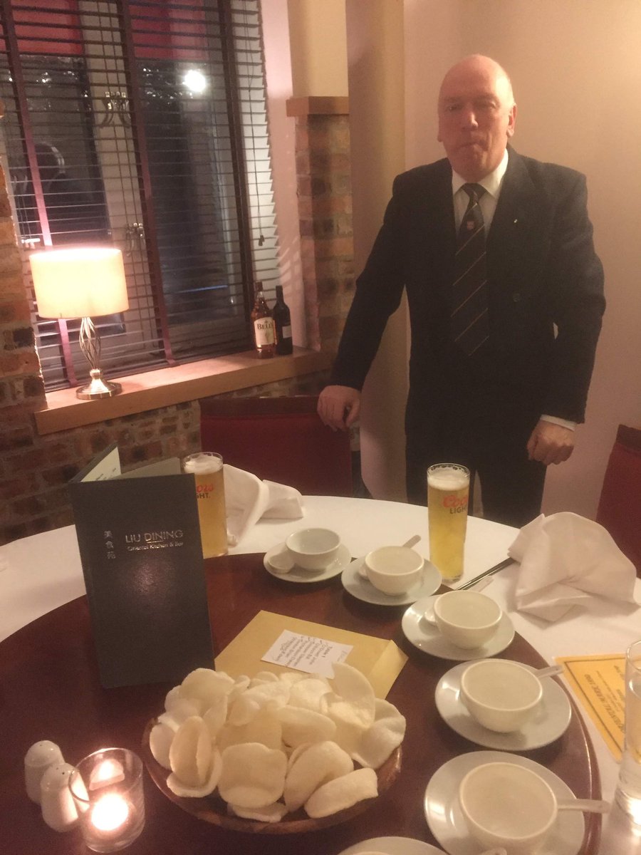 Another good night at Oriental Mark Master Masons Lodge No.1890 last night. Excellent degree &amp; good turn out for Provincial visit. Exquisite dining at Lui Dining restaurant. <a href="/Oriental9371/">Oriental Lodge</a> <a href="/goamac/">Gordon McGill</a> @widowssonsnland <a href="/ProvincialGLN/">Northumberland Freemasons</a>