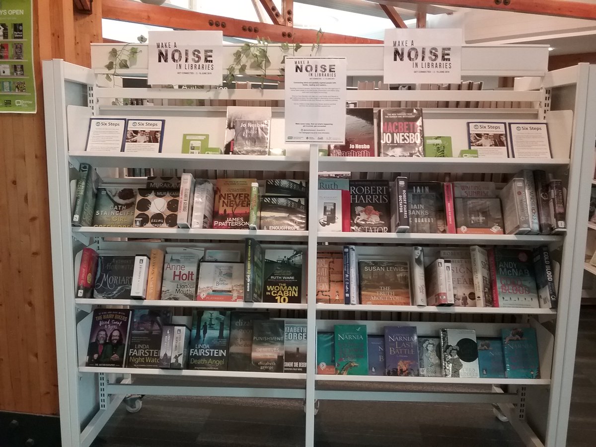 ERCL4's tweet photo. #Giffnock Library why not pop in and see our fantastic display #MANIL #Make a noise in libraries 2-15th June. #libraries https://t.co/4GuZ6W96eH