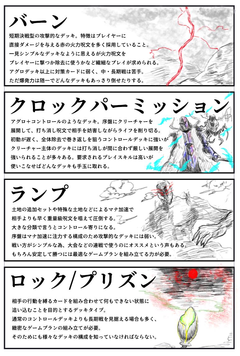 古見 湖 Na Twitter Mtg初心者 向けにざっくりデッキタイプ解説 細かい分類編 T Co Phe7kawkkd Twitter
