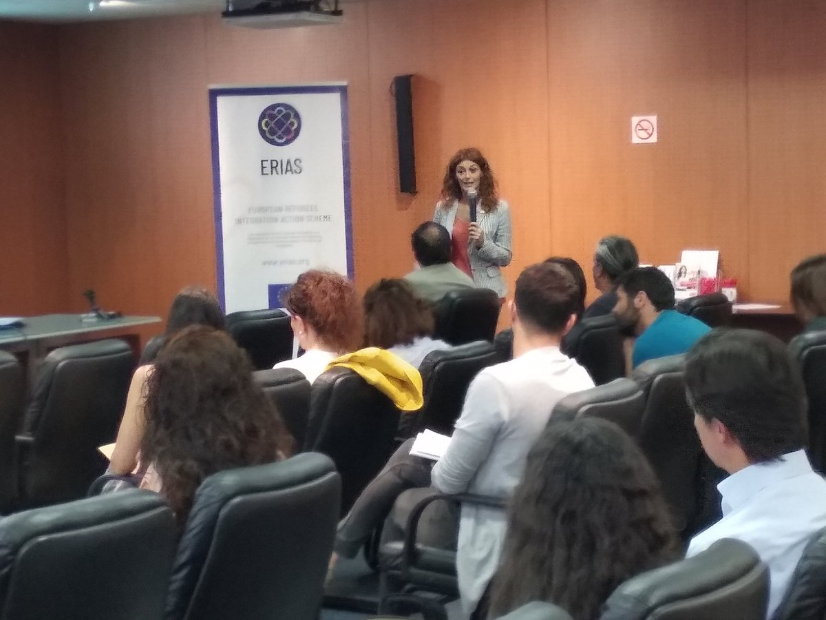 uctaib's tweet photo. La Uctaib ha participat a la @cambramallorca Reunió de treball per unir esforços i colaborar en el foment de la integració laboral dels immigrants, en el marc del projecte europeu #ERIAS També @MalenaRiudavets ha explicat les grans avantatges de les empreses cooperatives https://t.co/NcP1xOrDmi