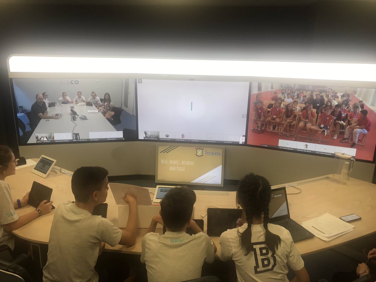 CarlaLucadeTena's tweet photo. Alumnos ganadores del los proyectos #ProgramaEscuela de @Colegio_Brains Lombillo y Moraleja nos presentan sus ideas: Be Wablu y Diabetik
@CiscoEscuela  @cisco_spain 
#Tecnología #TIC #Educacion #IoT #CiscoSouth #BeTheBridge
¡Enhorabuena equipos! https://t.co/8KMMvANtui