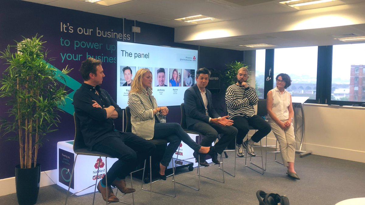 KristinaKaite's tweet photo. ‘Don’t look for culture fit, look for culture add’ @weareAOB - my favourite quote from our Network event last week which was all about building startup teams 🕺🏼💯 #brightonstartup @NatWestBusiness 
@TheMindfulLyon https://t.co/vh8r6EUR6a