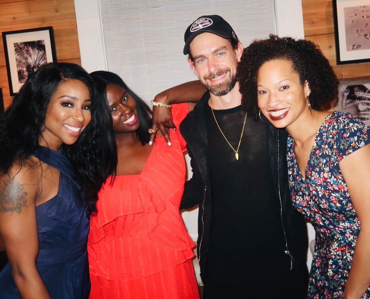 Charreah's tweet photo. When @Twitter x @GodisRivera brings dope women in Atlanta together like @hellonecole @MyBrownBaby @supportissexy and Twitter Founder @jack stops by #twittervoices https://t.co/hOkf21oJmp