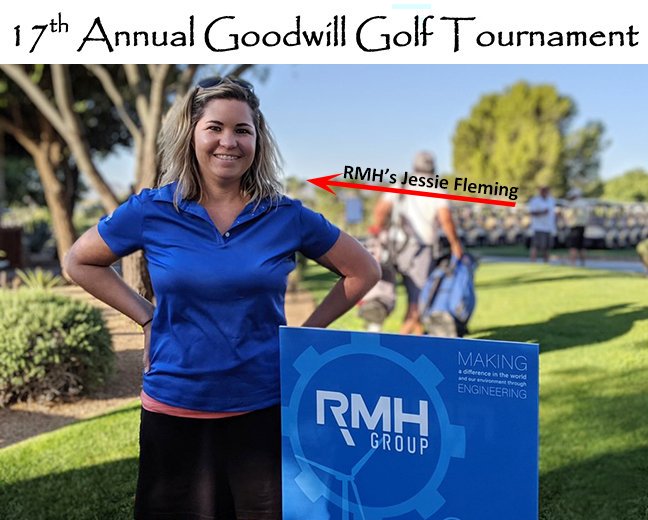 TheRMHGroup's tweet photo. RMH participated in and was a sponsor at the 17th Annual Goodwill Golf Tournament in Tucson on May 31. Proceeds of the tournament benefit El Rio Community Health Center, Surgery/Adaptive Equipment Treatment fund for Kids, and an Engineering Scholarship Fund at UofA. #RMHGroup https://t.co/1G8r2ppGm9
