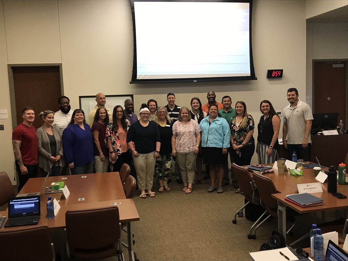 FISDsocstudies's tweet photo. Day 2 of @History4Now Teaching the Arab-Israeli Conflict and Peace Process.    What a great group of teachers and a great professional development.  @FisdLearns https://t.co/JABCUX8ABE