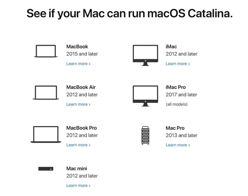 designmagicuk's tweet photo. Can your Mac run the new macOS Catalina? https://t.co/e9aNxgQqW8 #macOSCatalina #applemac https://t.co/TG3iLw6XDw