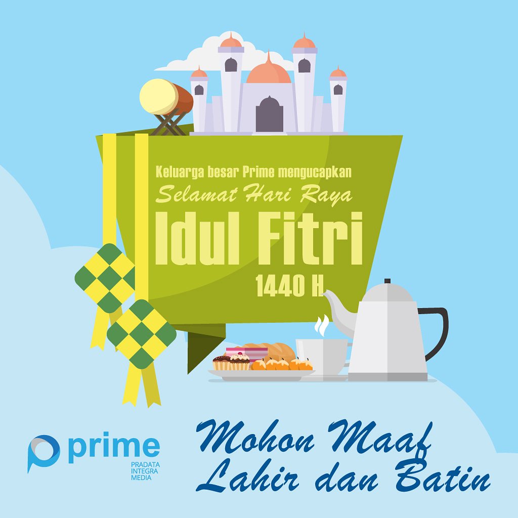 prime_dcs's tweet photo. Keluarga Besar PRIME Data Center Solutions mengucapkan Selamat Hari Raya Idul Fitri 1440H, mohon maaf lahir dan batin. 🙏

#Primedcs
#PrimeDataCenterSolutions 
#DataCenterSolutions
#DataCenterServices
#solusidatacenter
#layanandatacenter
#solusiIT
#lebaran2019
#IdulFitri1440H https://t.co/xG3qw601JJ