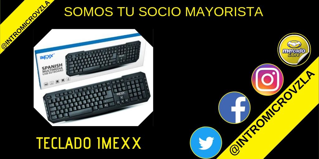 IntroMicroVzla's tweet image. Obtén tu teclados Imexx para un mejor rendimiento 🔝

Contactanos al 0212.400.96.15/0212.400.96.16