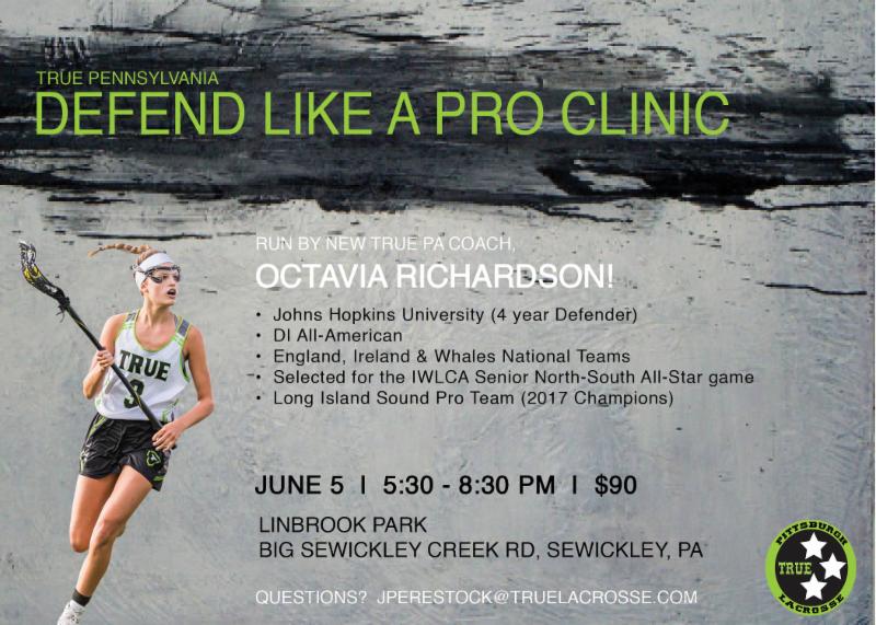 PATrueLAX's tweet photo. LAST CHANCE TO REGISTER-DEFENSE CLINIC! https://t.co/lX6btYYHWb https://t.co/9lRtIF46By