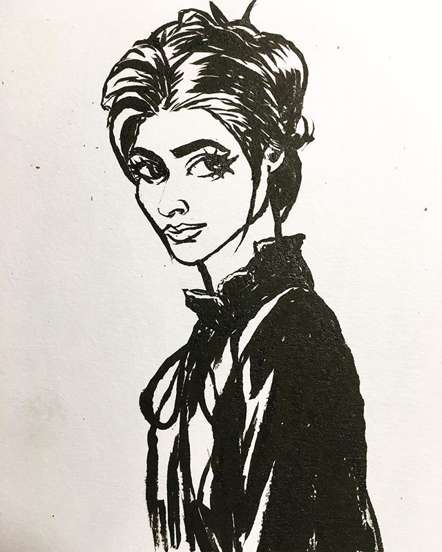 Alemak33's tweet photo. A little rusty. #art #design #blackbook #ink #portrait #drawing #copic #prisma #artist #orlando #florida #sketch #sketchbook #blackandwhite #inking https://t.co/qLun5vXVe9 https://t.co/7K55bfvWdJ