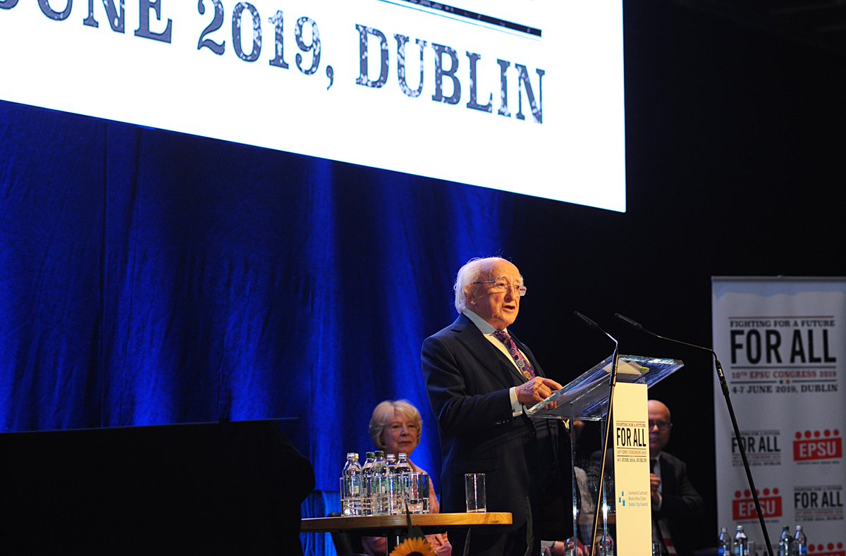 INMO_IRL's tweet photo. #FightingForAll – working with our colleagues from public sector unions across Europe to support and improve rights and conditions at work. #EPSUCongress19
(And we met @PresidentIRL!) https://t.co/jSkOAJbpyv