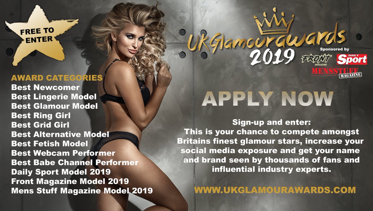 All applicants are invited to attend the 2019 <a href="/UKGlamourAwards/">UK Glamour Awards 🇬🇧</a> as free VIP's and will be photographed on the red carpet. If your career needs a kick start, or if you are a model looking for recognition, then this could be exactly what you need to take your career to new heights.