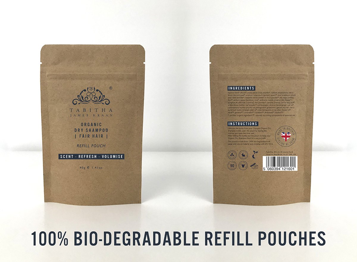 TabithaJK's tweet photo. New 100% biodegradable / compostable refill pouches for my Organic Dry Shampoo, enough to refill the Compact Sprayer twice!
All materials used comply with EN13432.
#environment #healthyliving #compost #recycle #reducewaist #reuse https://t.co/ArDIax6MTt https://t.co/N3YBtlRHbW