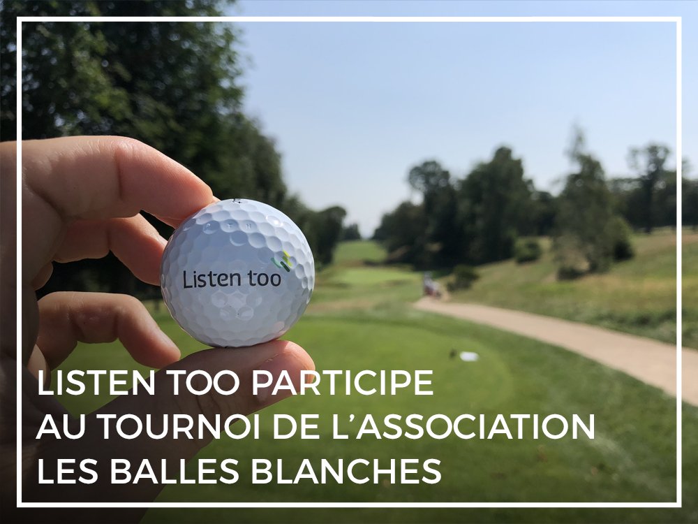 Listen_Too's tweet photo. Le groupe @Listen_Too est heureux de s’engager auprès de l'association Les Balles Blanches qui a pour objectif de récolter des fonds afin d'améliorer la condition de vie d'enfants lourdement handicapés et hospitalisés.

#mecenat #golf #lesballesblanches https://t.co/zdUQdURsOu