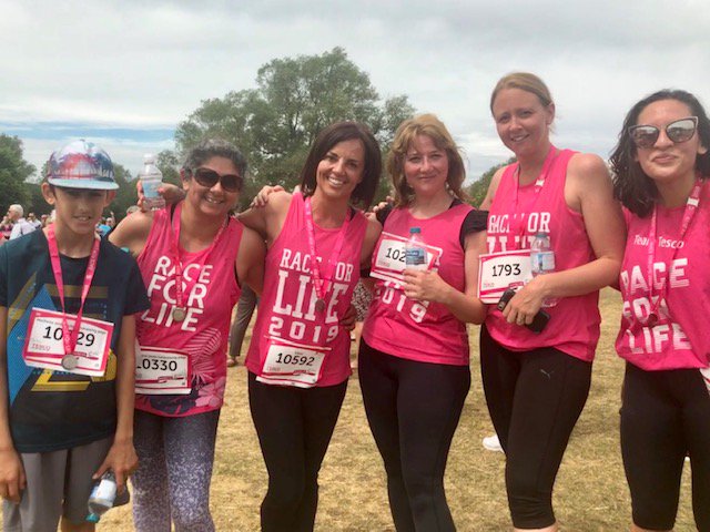 Agendarecgroup's tweet photo. Congratulations to our team member Vikki and all those who took part in Cancer research's Race for Life on Sunday! https://t.co/DaheCRRDgn