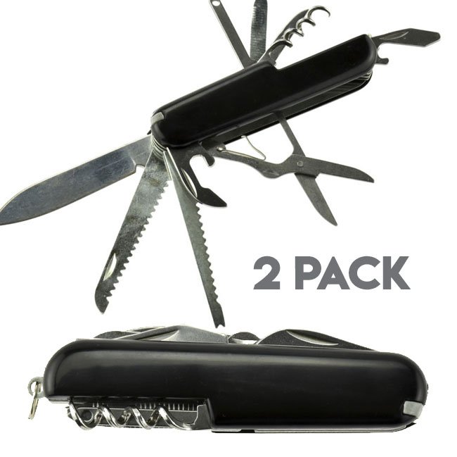 ExtremeSgd's tweet photo. Who doesn't love a good Swiss army knife? It's got EVERYTHING you could need! These Swiss army knives include 16 tools all in one! Normally these bad boys would cost you $15 each. Get TWO here for $5.99!! https://t.co/fxxjPX2WXJ

#swiss #armyknife #survival #deal #dailydeal #tdd https://t.co/jElgBrPCNZ