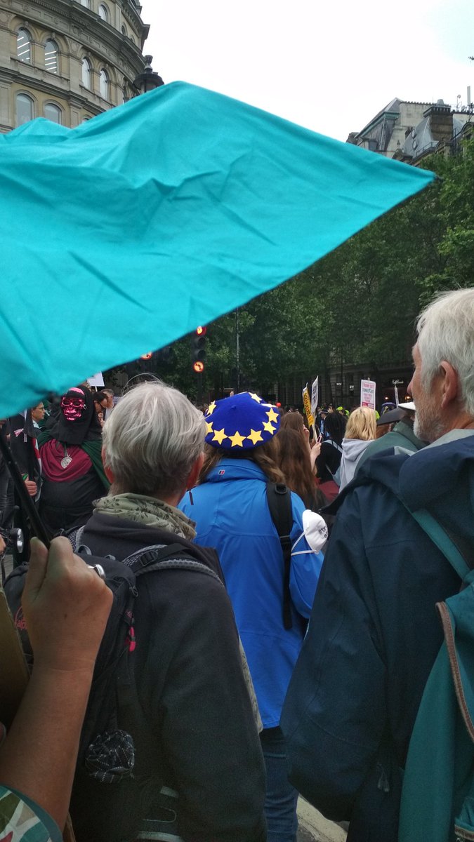 sarahliuk's tweet image. The protest moves down Whitehall. Everything I believe is being said here. #protesttrump #trumpvisituk