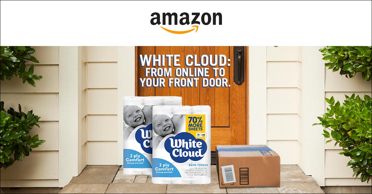 We've made shopping for your favorite White Cloud toilet paper even easier. You can now order off Amazon and have our White Cloud 2-Ply Comfort toilet paper (and more!) delivered to your home. amzn.to/2wgBO2T #OnlineShopping #WhiteCloud #Amazon
