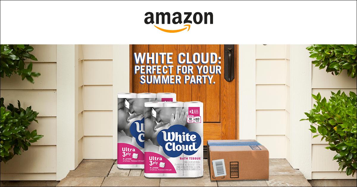 Planning that 4th of July party? Make sure you have enough White Cloud toilet paper. Order online from Amazon today and skip the checkout lines this weekend! amzn.to/2K0BwFp #OnlineShopping #WhiteCloud #Amazon