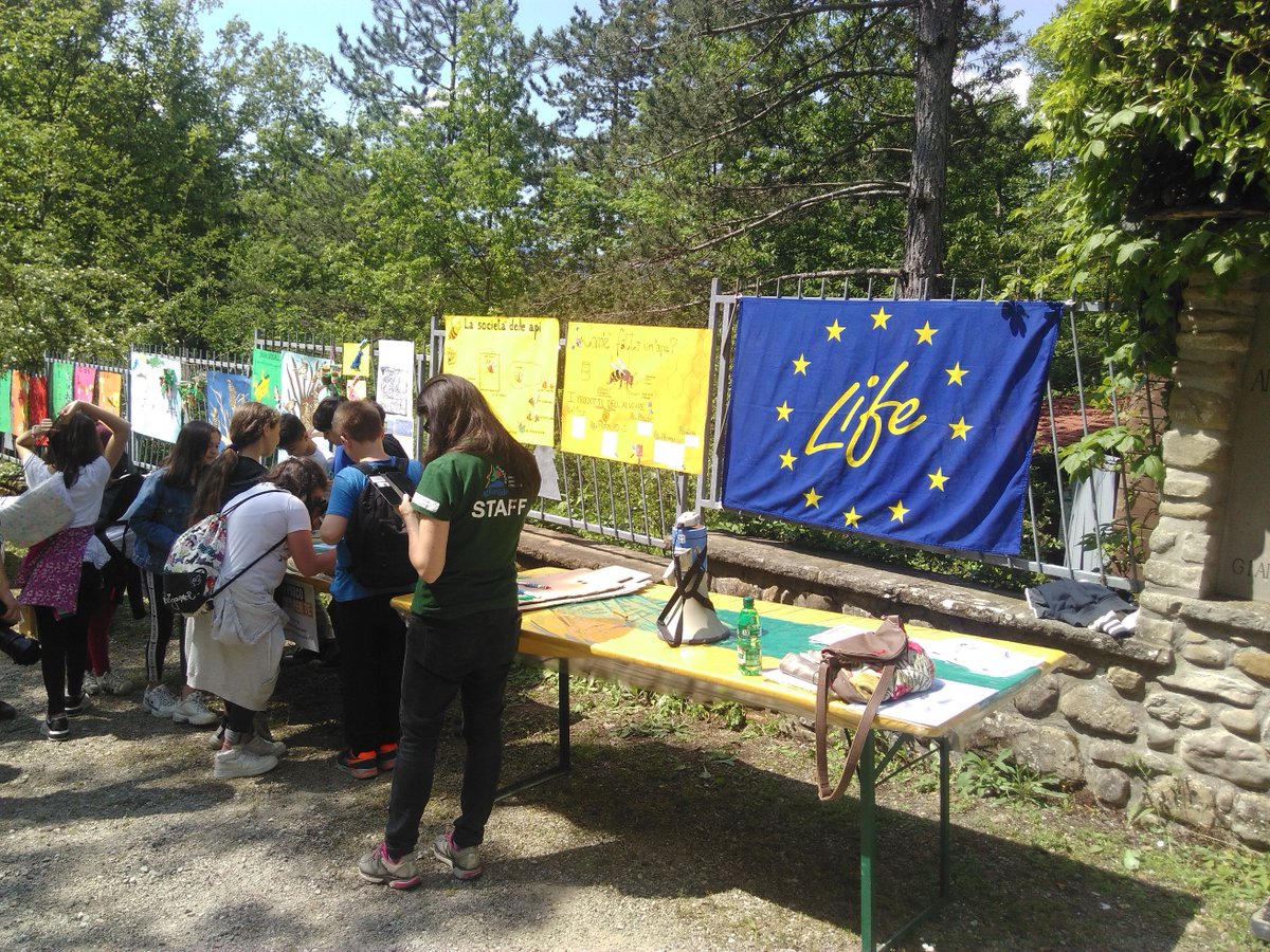 DREAm_Italia_EU's tweet photo. The final event of the action E6 of #LIFEWetFlyAmphibia
200 children of the schools of the Romagna side of the #forestecasentinesinationalpark under the #LIFELogo
@LIFEprogramme @LIFEprogrammeIT #Natura2000Network https://t.co/xtREDaEsq1