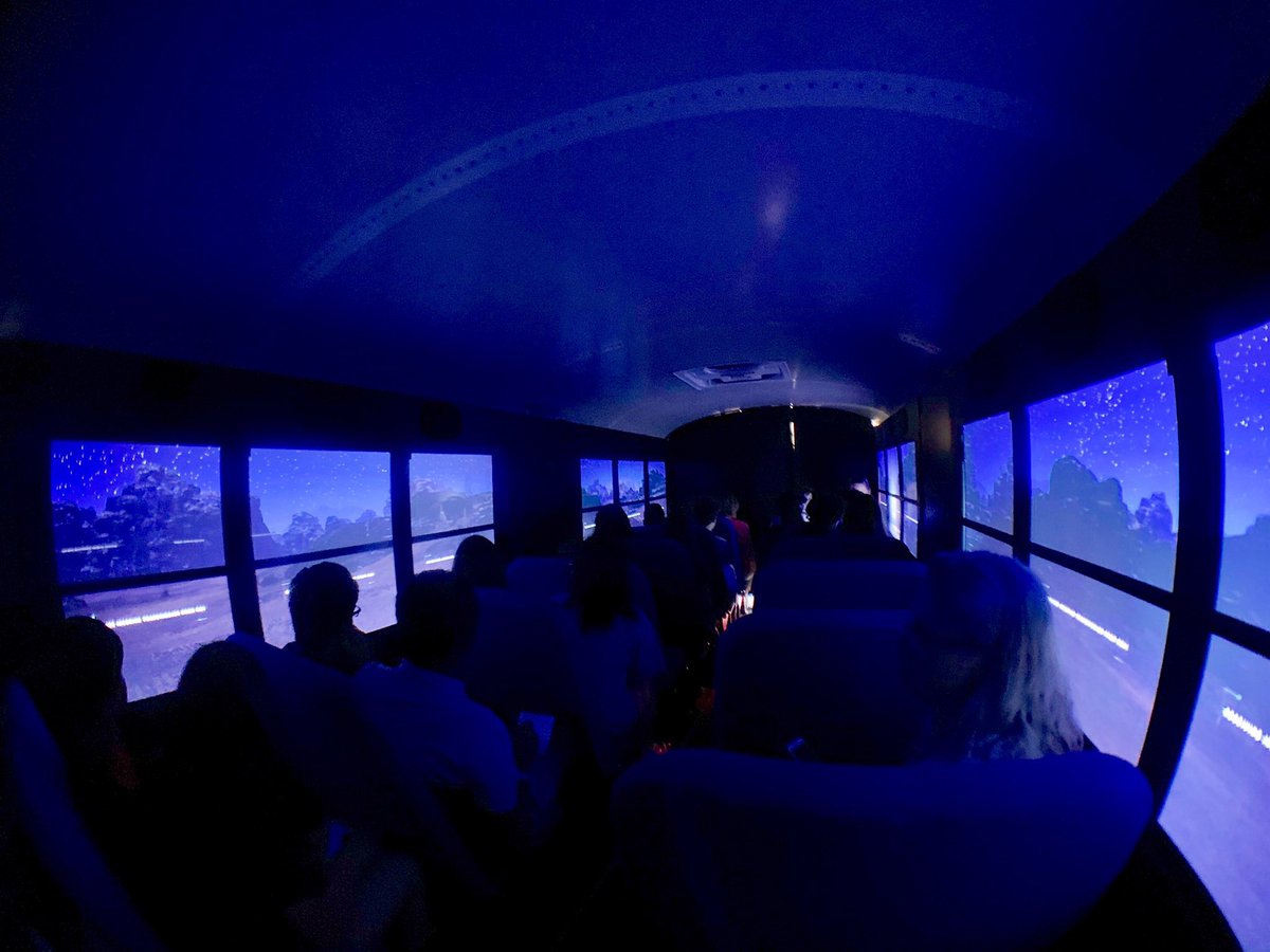 MissJChoiELL's tweet photo. No biggie...just going on a trip to Mars aboard the @airandspace Mars Bus! Did you know the World’s First Crew to Mars is probably in middle school right now?! 

Who’s it going to be @LCPSFarmwell ? 🤔🚀🚀🚀 #FSMSSpaceDay @ARISS_status https://t.co/mAVP8YEDVI