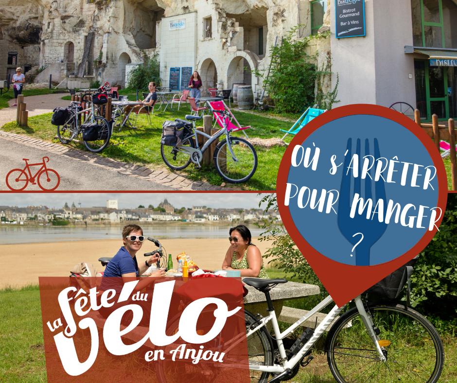 Maine_et_Loire's tweet photo. La #FêteduVélo en #Anjou arrive très bientôt (16juin) ! 🍴Aire de pique-nique, guinguette, boulangeries, food-trucks... 
N'oubliez pas la pause déj' ou goûter. 208 points recensés sur notre carte interactive #FDV49 ➡️ https://t.co/XqrEHZVOeZ https://t.co/vq5GewCGNk