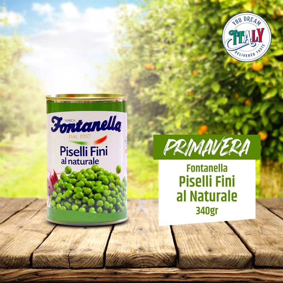 Ultimi giorni di #primavera 🌻 il momento perfetto per gustare i Pisellini Fini al naturale #Fontanella 💚

#YouDreamItaly #DeliveredTaste #ProdottidaStagione