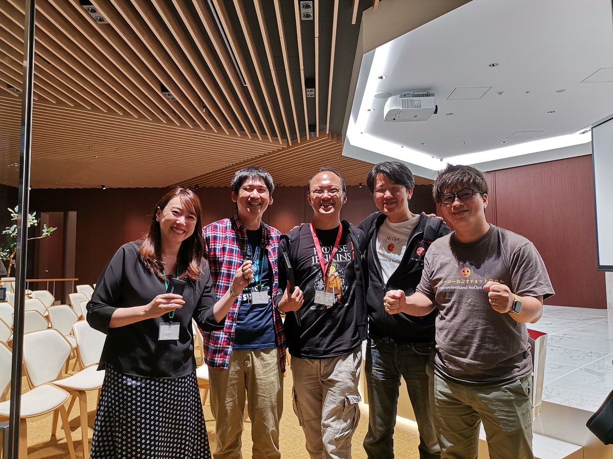 okahiromasa's tweet photo. 最後まで笑顔でサポートいただいたNAVITIMEの皆さんに感謝！ #NoOpsJP https://t.co/ANOHxnnK2x