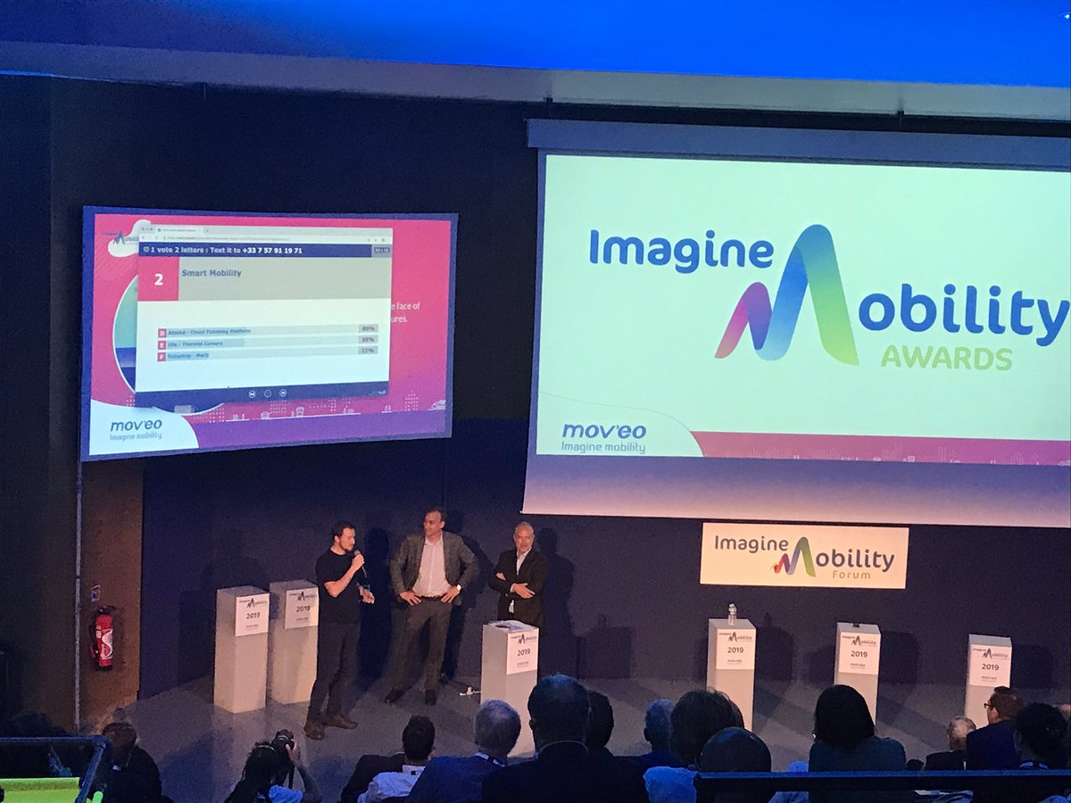 MathildePeti's tweet photo. Smart mobility : @AtsukeMobile awarded ! 👏 #Moveo2019 https://t.co/hmpfs6Fqy4