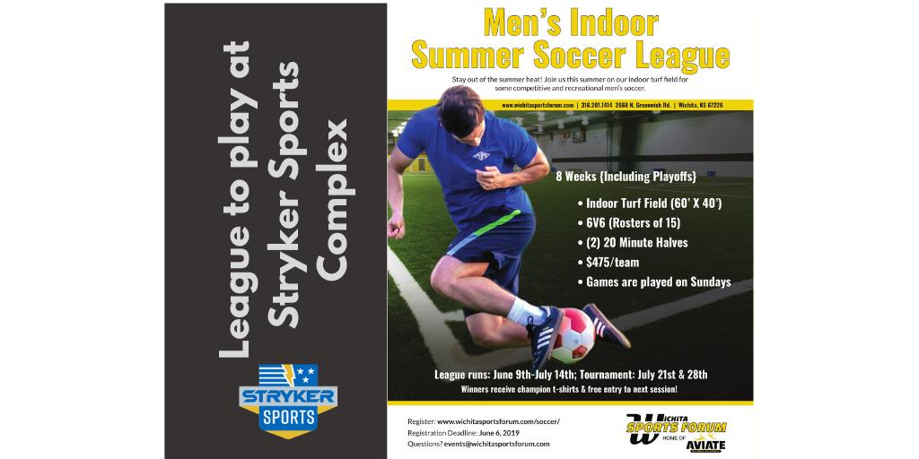 SCHEELSStryker's tweet photo. Men's 6 v 6 Summer Soccer League will play at Stryker Sports Complex beginning June 9, 2019.  Registration deadline is June 6. Register at: https://t.co/RzQLqAVuJX
45 minute games and 15 max roster https://t.co/zF4hSVV3wu