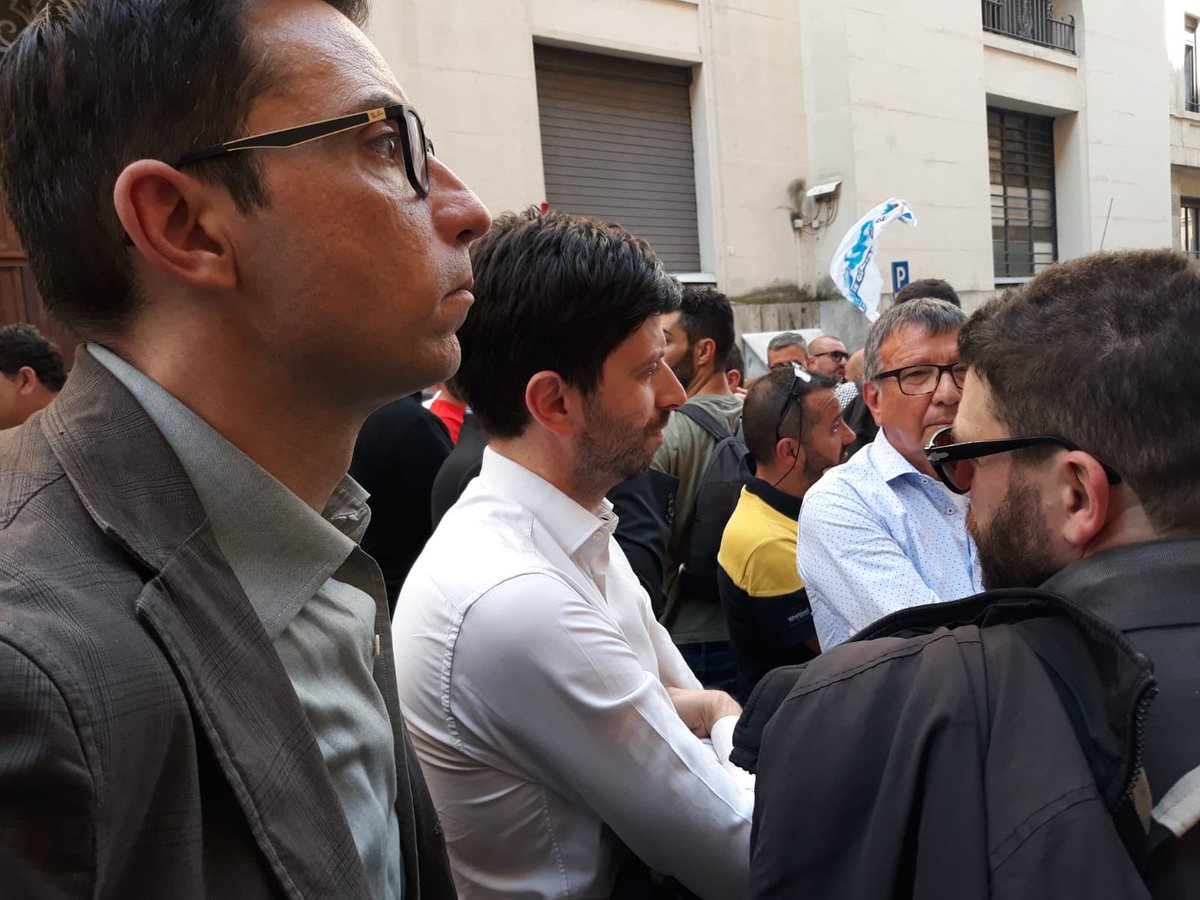 Articolo Uno al presidio dei lavoratori #Whirlpool sotto il MISE. <a href="/robersperanza/">Roberto Speranza</a>