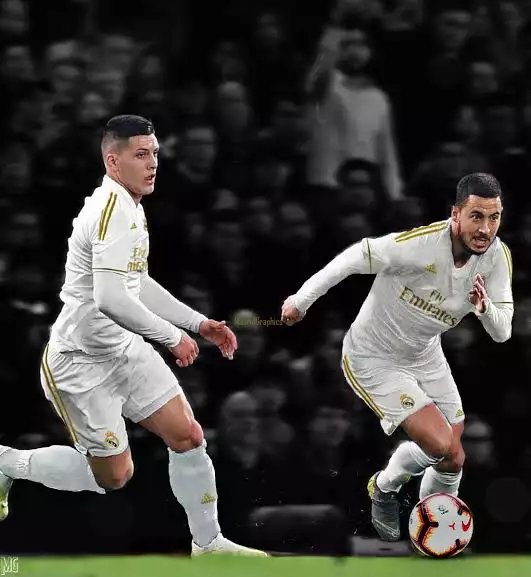 Blue_Footy's tweet photo. I have never felt any kind of attachment to any La Liga Team but that's about to change. #Hazard #Jovic https://t.co/tesmG2V3vh