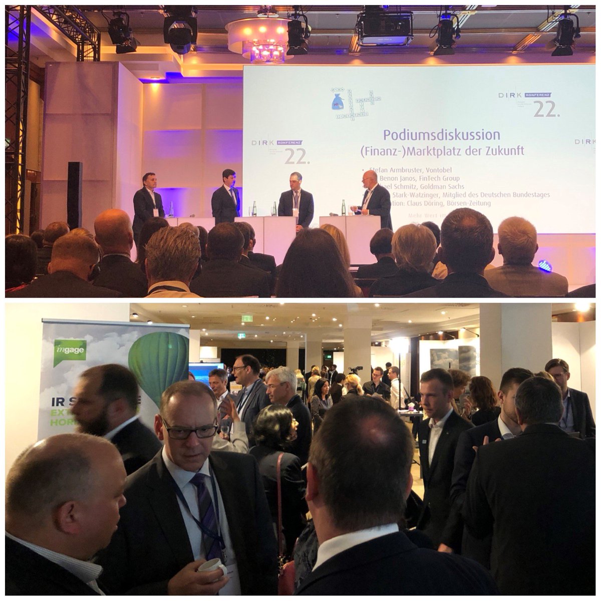 DBCashMarket's tweet photo. Gestern und heute stand im Zeichen der #DIRK2019. Das Thema dieses Jahr: „Das neue ABC des Kapitalmarktes – von ARUG bis Zinswende“. Trotz „S wie Superwetter“ war viel los. Danke für die guten Gespräche an unserem Stand! https://t.co/KTYv3Aztn9