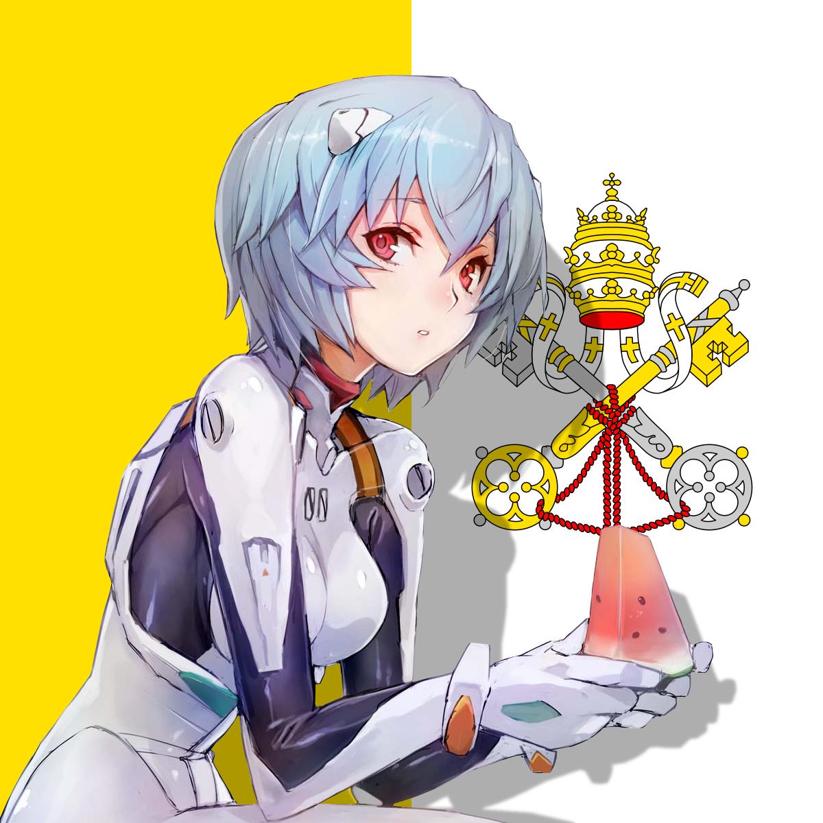 Ayanami Rei from Evangelion anime profile picture by
