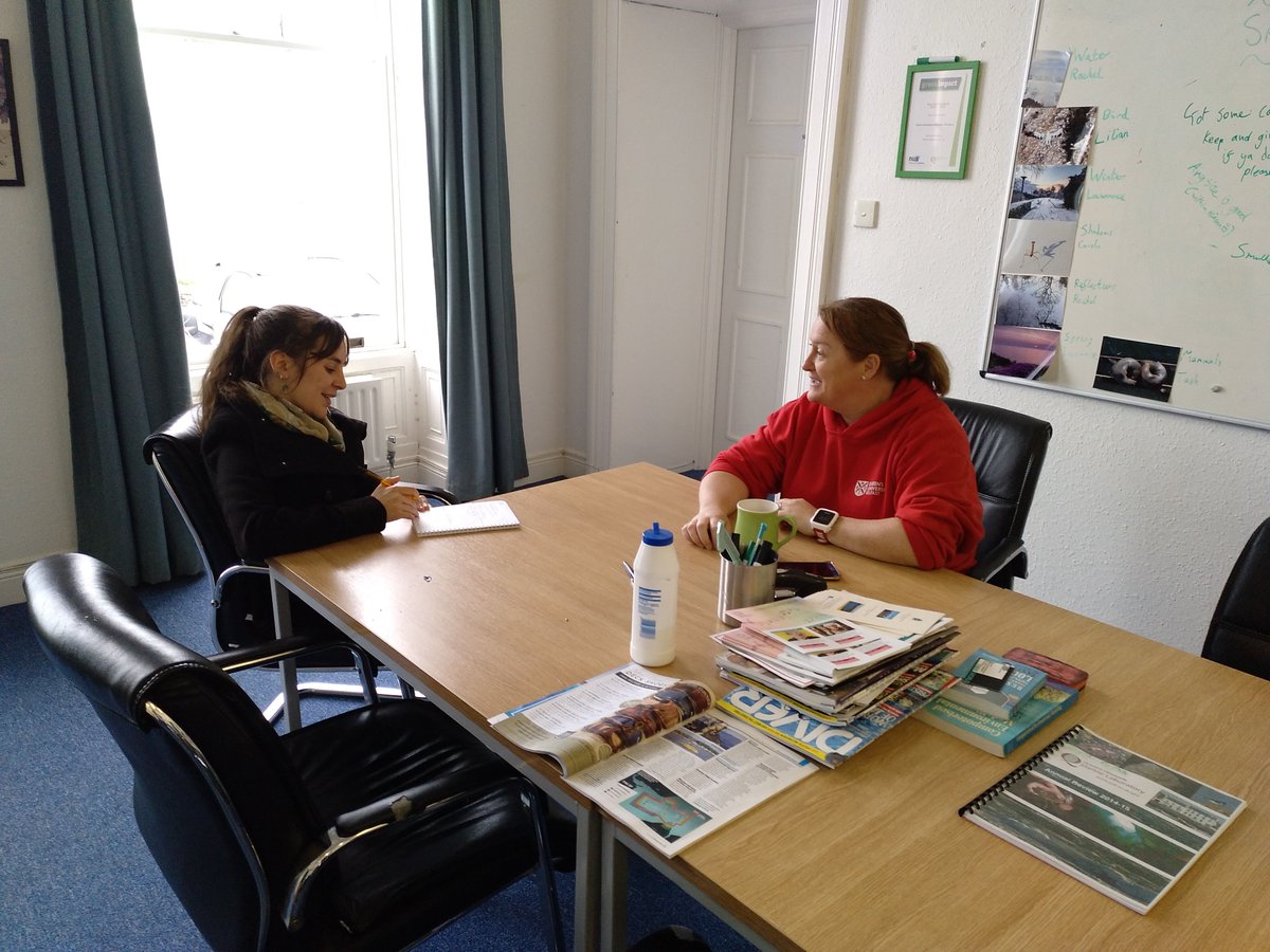 BrydenCentre_EU's tweet photo. Today @LilianLieber hosted a teacher through the Grand Challenge Placement  @STEMLearningUK with the @BrydenCentre_EU at the @QueensMarineLab in Portaferry: #RenewableEnergy, #seabird interactions, collision risk, the #wave tank in action, outreach @MarineQml &amp; #microplastics https://t.co/6PTWyyyD16