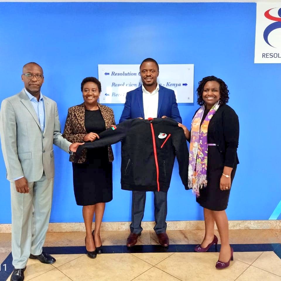 ResolutionKE's tweet photo. Our team spirit continues to grow. Today our MD Alice Mwai, received a courtesy visit from Bob Asiyo (Chairman) and Micheal Mukayagi (Head of Commercial  Committee) from the Resolution @ImpalaSaracens team. 💯 #ImpalaTime
#TeamResolution https://t.co/ExIdgKwMy4