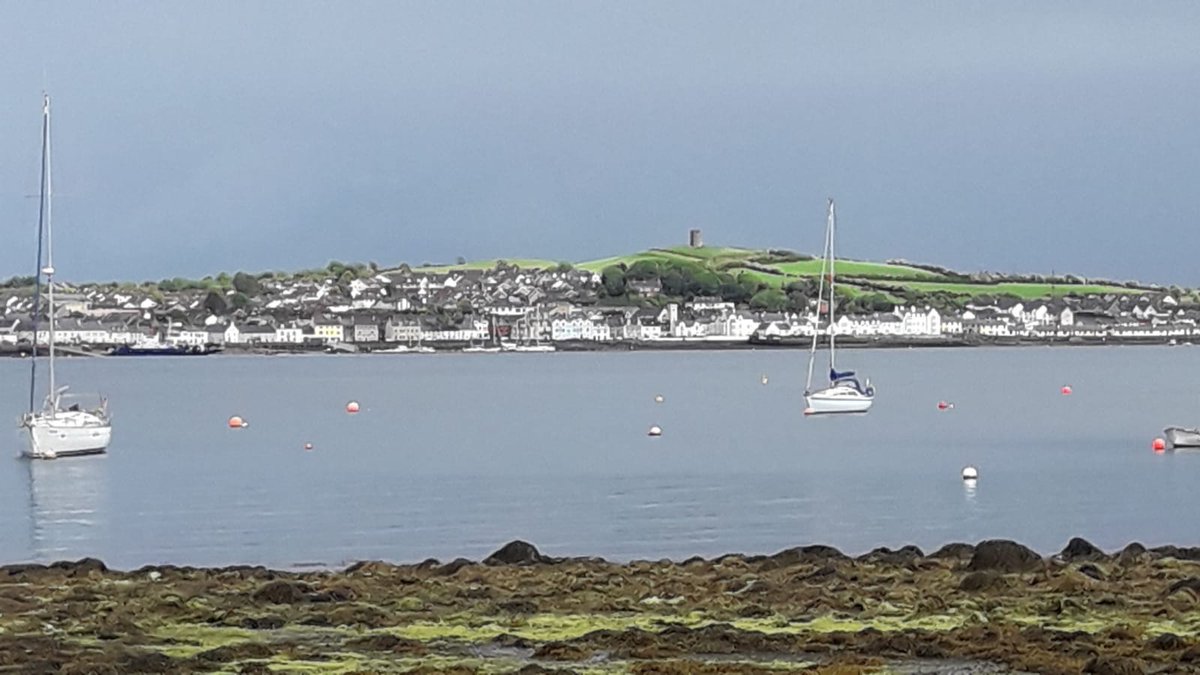 MillsofNI's tweet image. Long twitter hiatus, seen a few places since. Faraway windmill stump at Portaferry taken from Castleward which has a very interesting corn mill on site.