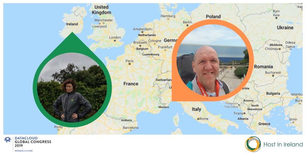 hostinireland's tweet photo. Host In Ireland founder @GarryConnolly has been sending us photos from the glorious sunshine at the @DatacloudGlobal in Monaco! Meanwhile in Ireland... 

#hostinireland #dataisle #datacentres #industryofsubstance #DataCloudCongress @datacloudAwards #datacloudawards https://t.co/7UZwxjpzya