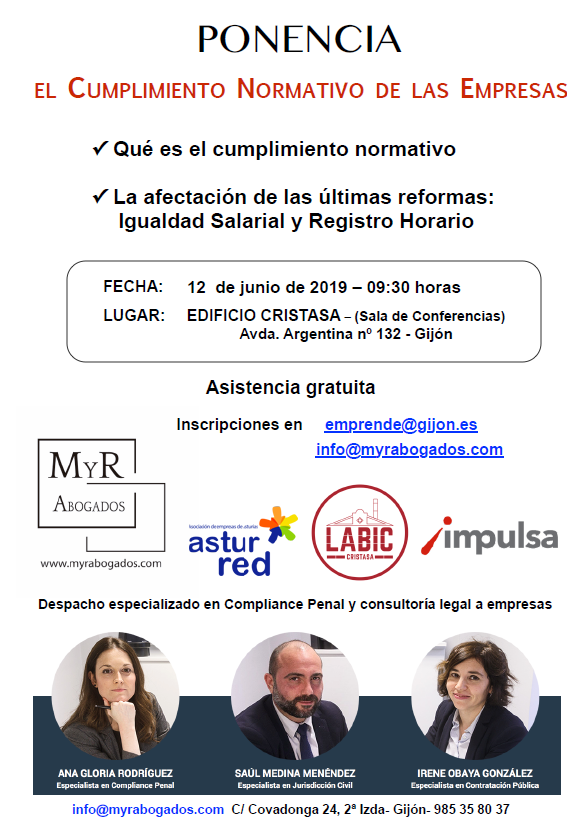GijonImpulsa's tweet photo. 12/06: #LABICRISTASA nos ha preparado una charla más que interesante sobre las nuevas normativas que afectan a las empresas. ¿Nos acompañas? https://t.co/2y6NTf7aS6