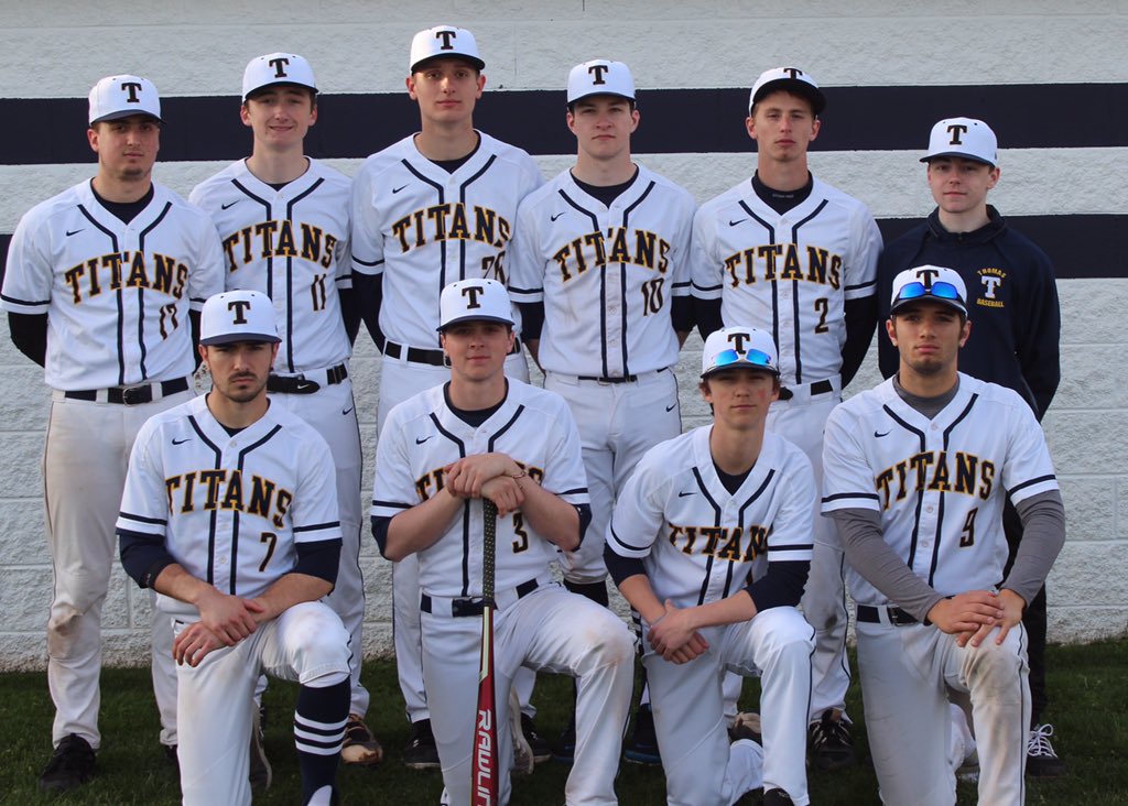 WTitansBaseball's tweet photo. Congratulations to Sam DeGrace, Caden Hann, Jim Marasco and Devin Mulcahy on being chosen to play at the Exceptional Seniors game 6:15 Thursday PM at the University of Rochester. Come out and support your Titans!! https://t.co/buL9htTUK1