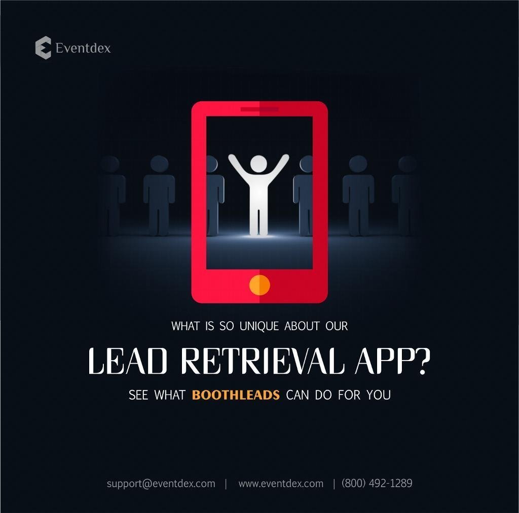 #Eventporfs, Eventdex offering a powerful tool like #leadretrieval will help #exhibitors collect and manage #leads at your #event. To know more check us out here: bit.ly/2YZRmoa
#eventplanning #tradeshows #leadcapture #leadgeneration #tradeshowapps #leadscanner