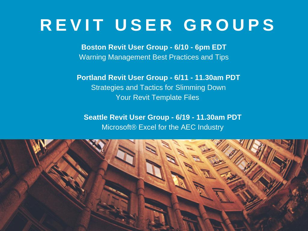 IdeateSoftware's tweet photo. Wondering where next you can meet the Ideate Software team? Here are the next #Revit user group meetings we will attend this month - https://t.co/s8fl07gqDP Many thanks to the organizers @BSAAIA @pdxRUG @SeaRUG
#RevitUserGroup #RevitUsers https://t.co/eHYqPjPAhT