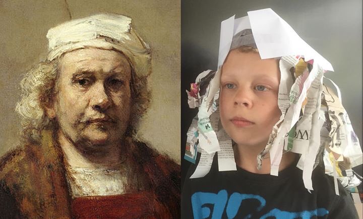 De afgelopen weken hebben de leerlingen zich laten inspireren door Rembrandt. Donderdag 6 juni van 18.30 tot 19.30 uur kunnen alle ouders, opa's, oma's en andere geïnteresseerden de resultaten komen bekijken tijdens onze eigen Rembrandt tentoonstelling!