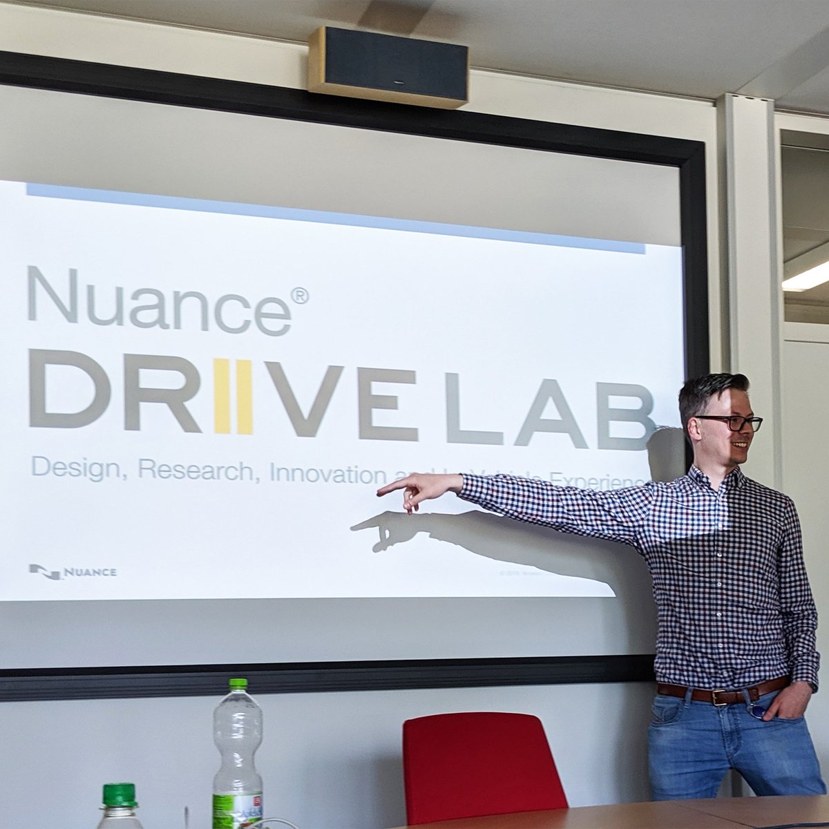 Medieninformatik Ulm (@mi_uulm) on Twitter photo Thanks to <a href="/makufunk/">Markus Funk</a> and Vanessa Tobisch from Nuance Drive Lab for their visit today. Markus (formerly #teamdarmstadt) presented his previous work on interaction techniques for #VR and talked about exciting new multimodal interaction scenarios for automotive interfaces. Thanks to <a href="/makufunk/">Markus Funk</a> and Vanessa Tobisch from Nuance Drive Lab for their visit today. Markus (formerly #teamdarmstadt) presented his previous work on interaction techniques for #VR and talked about exciting new multimodal interaction scenarios for automotive interfaces.